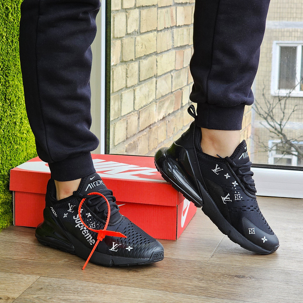 Кроссовки Nike 270 Мужские Черные Найк с Амортизацией Тканевые Сеточка Летние (размеры: 41,42,43,44,45) - 110 Днепр - изображение 10