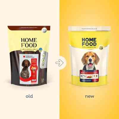Сухий корм для собак Home Food ADULT MEDIUM/MAXI Grain-free hypoallergenic з качкою та нутом 1.6 кг (4820235021351) Вінниця