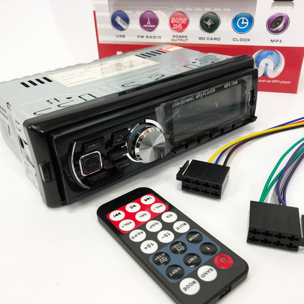 Штатна авто магнітола MP3-1096, Автомагнітофон 1din, Магнітоли з usb для дому, Магнітофони для машин MQ-95 Івано-Франківськ - фото 4