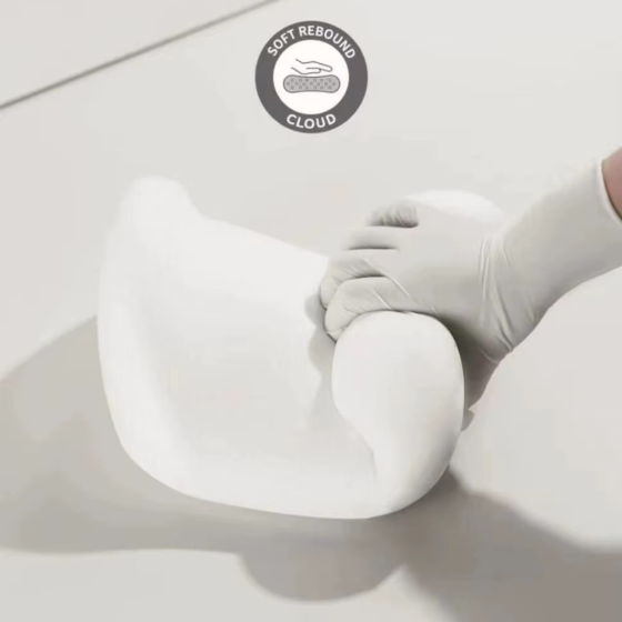 Подушка ортопедическая в машину под спину,подушка в автомобиль под поясницу на спинку сиденья, серая Каменец-Подольский