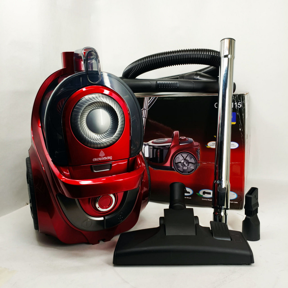Електричний пилосос з контейнером для пилу Crownberg, Потужний пилосос для прибирання будинку DS-81 Львів - фото 12