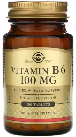 Витамин В6 Solgar Vitamin B6 100 таб Киев