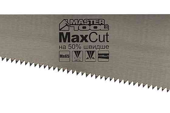 MASTERTOOL Ножівка столярна MASTERTOOL 4TPI MAX CUT 450 мм загартований зуб 2-D заточування пол Киев