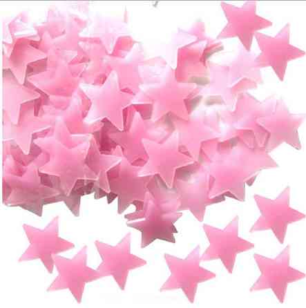 Фосфорні зірочки на стелю 95 штук 3 см рожевий Київ