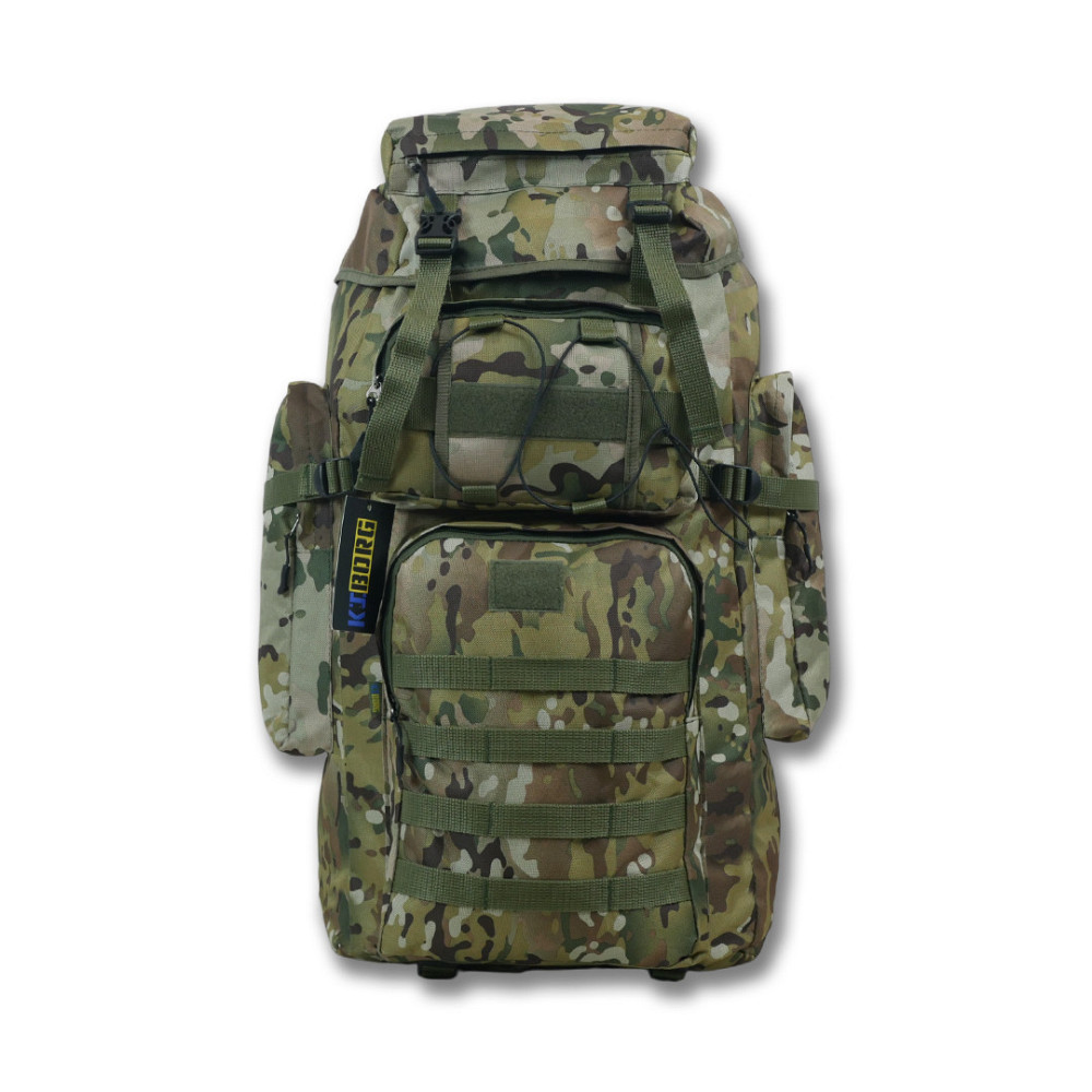 Тактичний рюкзак “Kiborg Pro” 70L Мультикам. Великий рюкзак тактичний multicam, армійський рюкзак на 70 літрів Київ - фото 2