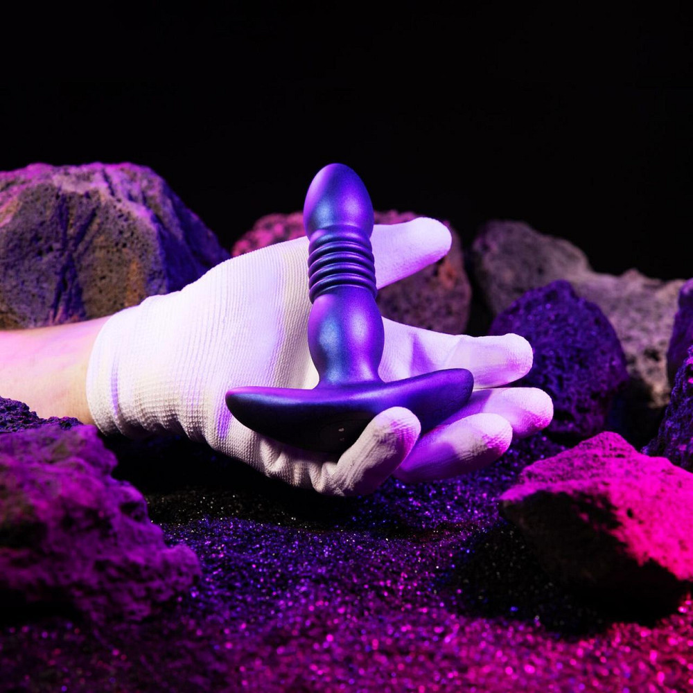 Анальна пробка з вібрацією та пульсацією Hueman - Supernova Thrusting Buttplug Sex Aura Київ - фото 10