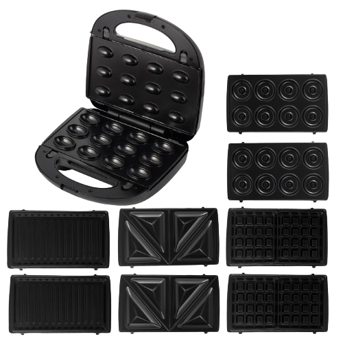 Електричний гриль 5в1 800W зі знімними пластинами 6723 KAMILLE Житомир - фото 4