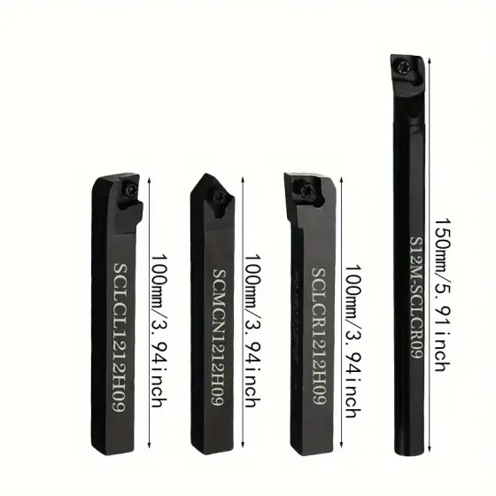 Набор токарных державок 7 шт с твердосплавными пластинами, 10×100/125 мм, ключи в комплекте Киев