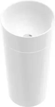 Раковина  Marmorin Design DUO S Z BIAŁYM POSTUMENTEM 380x380x850mm (PS536090380) Киев