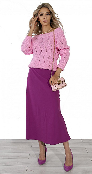 Гарний ажурний светр (42-44) Киев - изображение 1