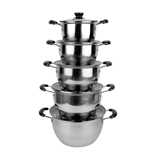 Набір каструль 10 предметів (каструлі 1/1,5/2/3/4л) Ofenbach Житомир - изображение 3