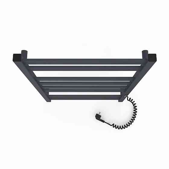 Электрический полотенцесушитель Laris Зебра Кватро ЧК (ГМ) 8 500х800 Э правое подкл. R3, графит Киев