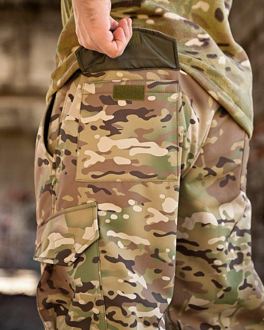 Тактичні штани джегери софтшел мультикам ПП7966 Одеса - фото 4