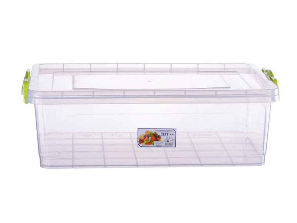 Контейнер пл. 12,5л Elit №06 плоский ТМ AL-PLASTIK   Solmir Solmir Solmir Київ - фото 1