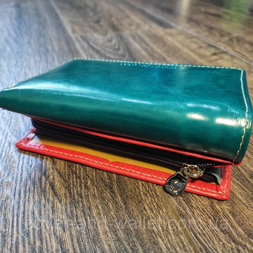 Бірюзовий маленький жіночий гаманець на магнітах Marco Coverna MC 2-2068 Київ - фото 6