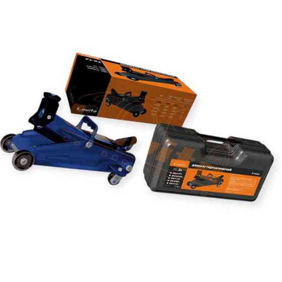 Домкрат гідравлічний підкатний 2 т, 130-295 мм, 6 кг (футляр) Мукачево