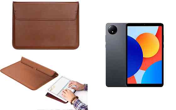 Чохол-конверт VitoCase для Xiaomi Redmi Pad SE 8.7, з функцією підставки для планшета Коричневий Київ