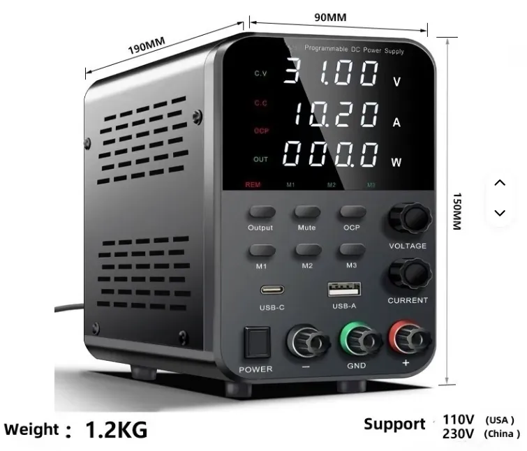 Лабораторный источник питания 30 В 10 А Тернополь - изображение 2