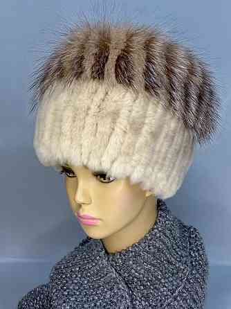Шапка хутряна жіноча Анжеліка Молочний Харків