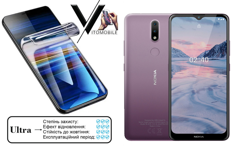 Полиуретановая пленка Ultra для Nokia 2.4 – минимальная толщина, максимальная защита! Киев - изображение 1