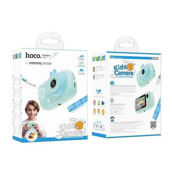 Камера для дітей HOCO DV205 Dual-camera children camera Blue Київ