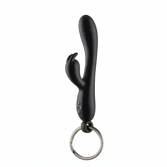 Брелок вибратор-кролик Diverty Sex Black Львов