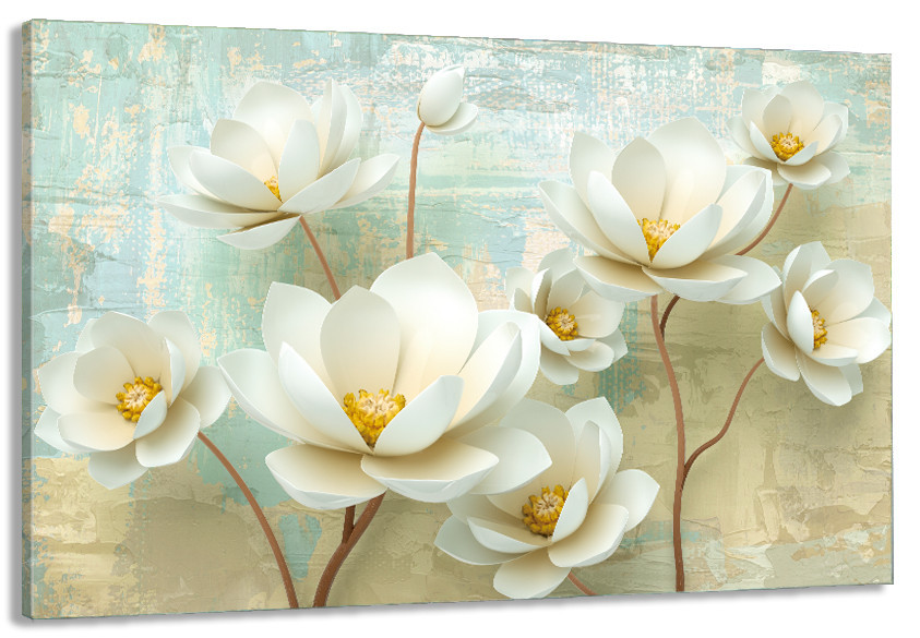 Картина холст в гостиную / спальню  Біла Магнолія  MLP_294 70x140 см Киев - изображение 1