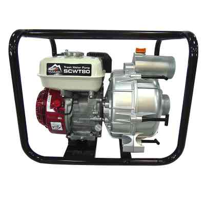 Мотопомпа Vulkan рукав 75мм, 58м3/час, дв. Honda GX200, подъем 26м, грязная вода, SCWT80H (81696) Винница