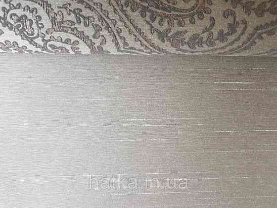 Текстильні шпалери на флізеліновій основі Cador Rasch Textil 073187 однотон під бамбук графітовий оливковий Київ