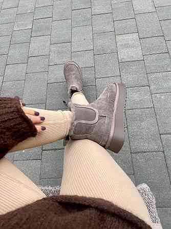 WSMR Угги жіночі WSMR K01 кофе (зима, замша натуральна) (5679) 37 Коломыя