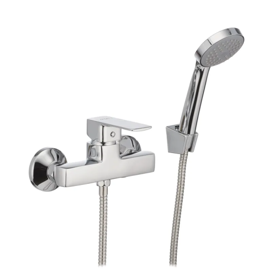 Душовий змішувач Cron Kubus 003 (CR0808) з сучасним дизайном Харків