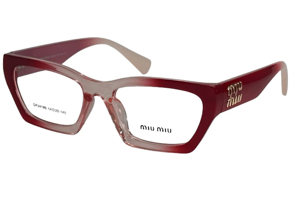 Оправа для окулярів MIU біло-червоний градієнт Луцьк - фото 1