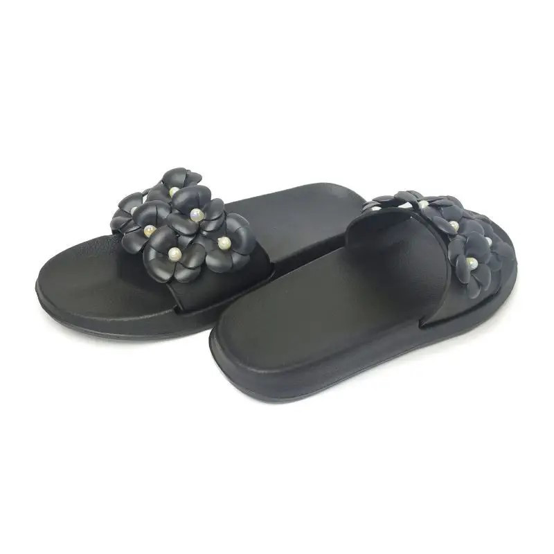 Шльопанці жіночі чорний "Квіткові" Одеса - фото 9