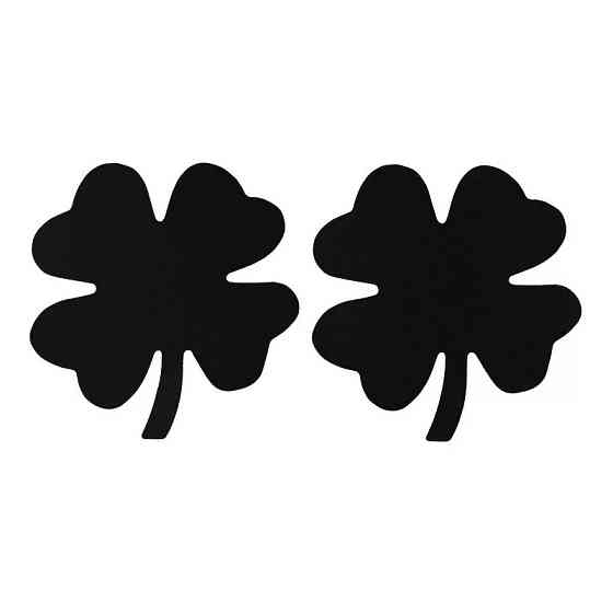 Стікіні на груди Конюшина 65 мм чорний Київ