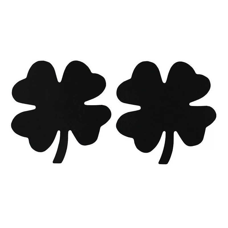 Стікіні на груди Конюшина 65 мм чорний Київ - фото 1