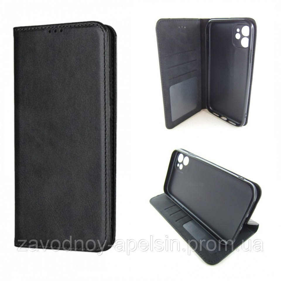 Чохол-книжка iPhone 11 Захист камери (чорний) Одеса - фото 1