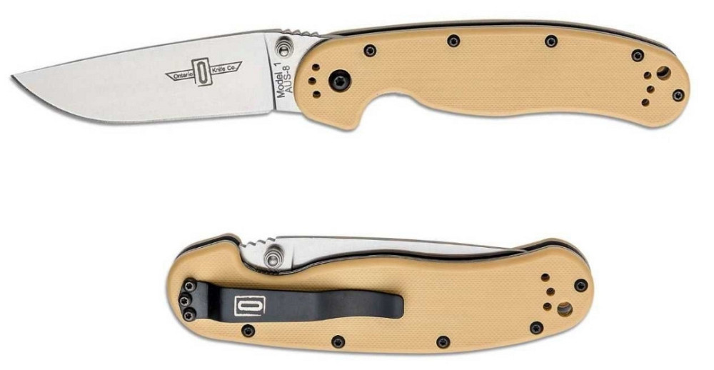 Ніж Ontario RAT-1, RAT-1.5  (AUS-8, D2, S35VN, MAGNACUT) Харьков - изображение 3