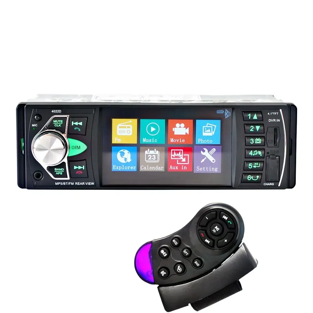 Автомобильная Bluetooth магнитола PI 4023 BT с пультом на руль и большим экраном Коломия - фото 2