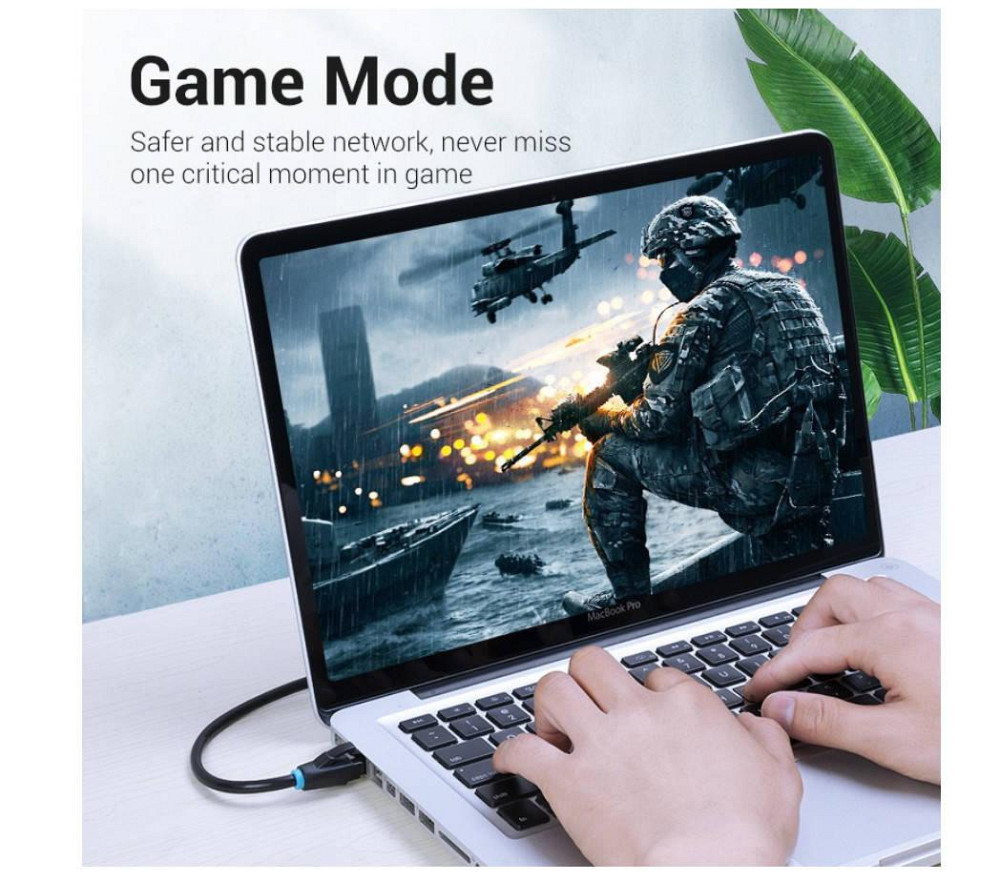 Кабель Vention Cat.6 UTP, 10м, чорний Київ - фото 6