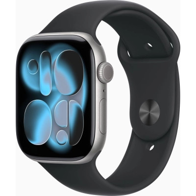 Смарт-годинник Apple Watch Series 11 GPS 46mm Space Grey Aluminium Case with Black Sport Band - M/L (MEV44RK/A) Вінниця - фото 1