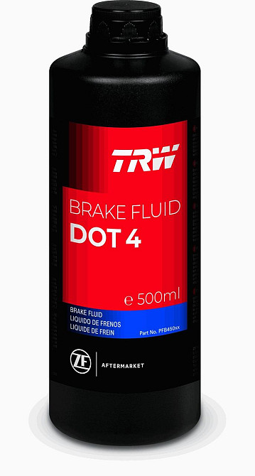 Гальмівна рідина DOT 4 0.5 л TRW PFB450SE Ковель - фото 1