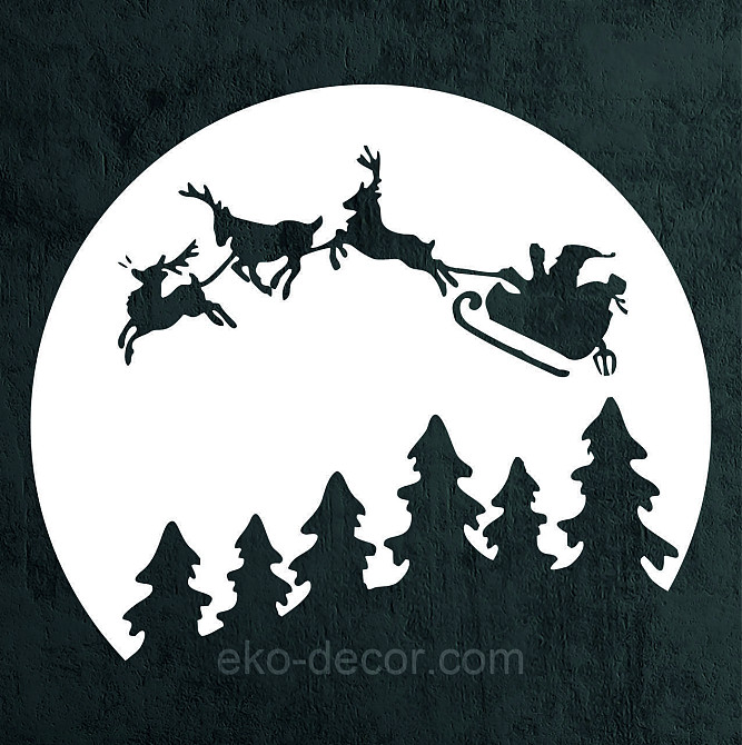 Декоративне настінне Панно «Новий рік», Декор на стену Київ - фото 6