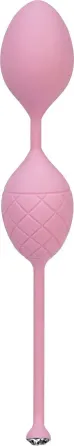 Розкішні вагінальні кульки PILLOW TALK - Frisky Pink з кристалом, діаметр 3,2 см, вага 49-75гр Львів