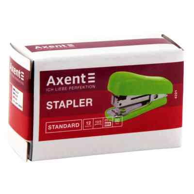 Степлер Axent Standard No. 10/5, 12 sheets, Light green (4221-09-A) Вінниця