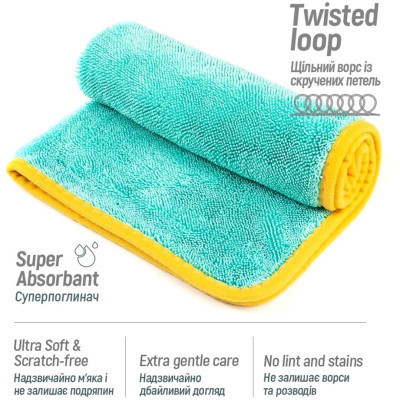 Серветки для прибирання ColorWay Мікрофібра для універсального застосування 600gsm 50 х 60 см 1 шт. (CW-5660) Вінниця - фото 9