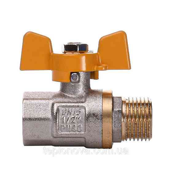 Кран шаровый прямой Q PROFESSIONAL 1/2″ НВ ЖБ PN40 QP152 Черновцы