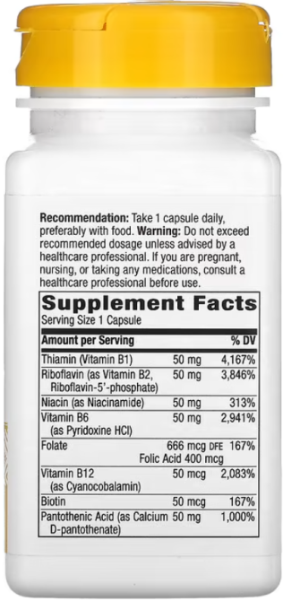 Вітаміни групи Б Nature's Way B-50 Complex 100 caps Київ - фото 2