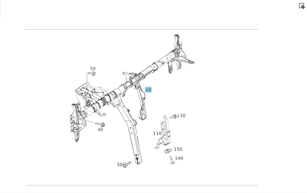 Mercedes-Benz  A1766801055 Поперечка передньої панелі салону CLA Shooting Brake X117 CLA C117 GLA X156 A-class W176 Одеса - фото 2