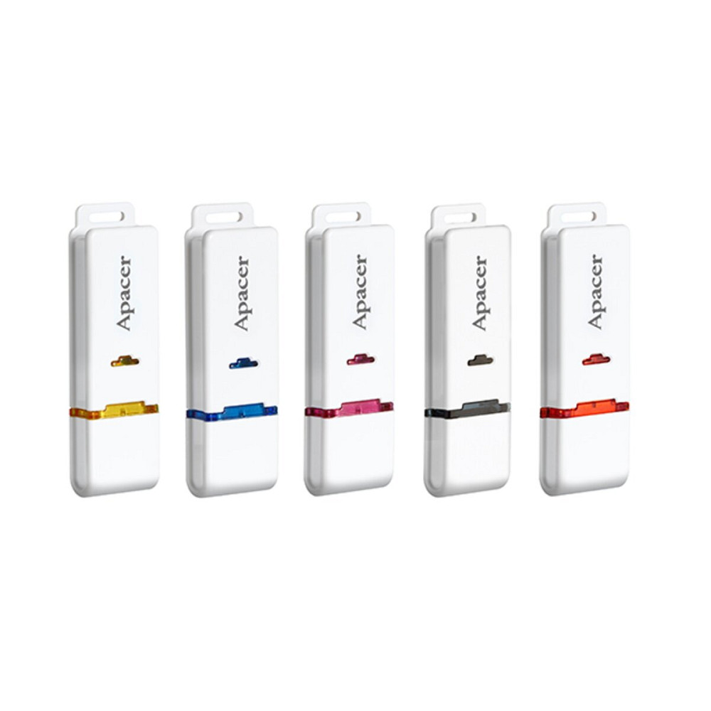 Flash Apacer USB 2.0 AH223 64Gb white Киев - изображение 2