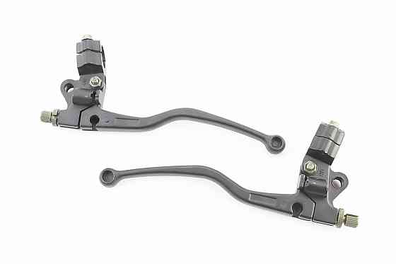 Важіль гальма, зчеплення з кріпленням к-кт 2шт (чорні) Київ